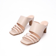 Dép cao gót Kosu đế vuông 7cm K-25018 dép cao gót nữ công sở mang nhẹ êm chính hãng Nhật Bản