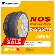 [ RAYA Clearance Stock ] 275/35/19 rubbercraft semi slick SP-01R treadwear80 new old stock DOT2023 year make 2023