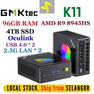 GMKtec K11 AMD R9 8945HS Windows Mini PC 96GB DDR5 RAM 2TB SSD Gaming PC Gaming Computer Desktop CPU
