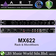ART Pro Audio MX662 6 Channel 1U Stereo Mixer With EQ EFX Loop (MX 662)