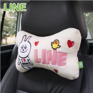 Even I line Brown Kumamoto Bear Kakao Fart Peach car head pillow cartoon neck pillow