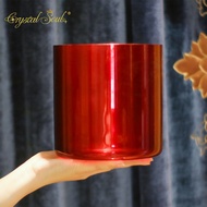 Crystal Soul 432Hz Red Electroplating Crystal Singing Bowl Can Customize Customized Tones Crispy Lon