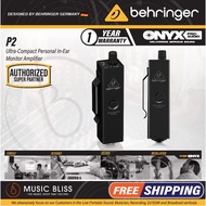 Behringer P2 Ultra-Compact Personal In-Ear Monitor Amplifier (P-2 / P 2)