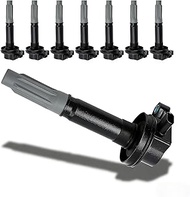 DRIVESTAR 8PCS UF824 Ignition Coil Pack Compatible with 2016-2017 F-150 5.0L, 2016-2017 Mustang, Rep
