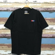 HITAM Huf Bummer Usa T-Shirt Black Premium Mirror