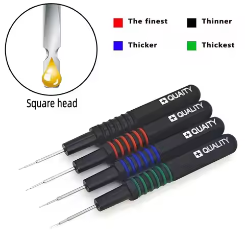 Watch Maintenance Square Oil Pen Movement Repair Watch Oil Needle Advanced Precision Point Oiler Pen