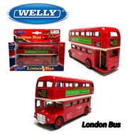 WELLY London Bus Scale 1:72 Metal Diecast Model Bus