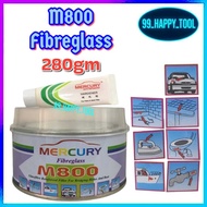 M800 MERCURY FIBREGLASS (280GM)/simen fiberglass kereta