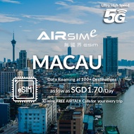 AIRSIMe Global Travel Prepaid eSIM - Macau
