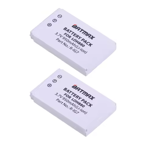 2Pcs 3.7V 950mAh Batteries for Logitech Harmony One, 900, 720, 850, 880, 885, 890 Pro, H880 Universa