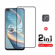 OPPO Reno4Z 5G Tempered Glass for OPPO Reno 4Z 4 3 Pro 2F 2 10X Zoom Full Cover Screen Protector Protective Temperd Glass and Camera Protector