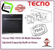 Tecno TBO 7010 10 Multi-function Upsized Capacity Built-in Oven / FREE EXPRESS DELIVERY