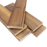 Solid Wood Board Wooden Strip Wall Panel Sauna Board Ceiling Courtyard Grape Rack Outdoor Wooden Square/Carbonized wood Panel / anti-corrosion Wooden Board / solid wood floor strip