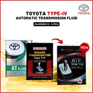 Toyota ATF T-IV (4L) Minyak Gearbox Auto T-IV -Harrier / Wish / Altis / Vios / Estima / Rush / Innov