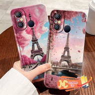 Softcase ITEL A49/A58/A58 PRO NEWEST Elegant Paris Eifell Motif - Latest Case - Case hp -Itel A49 - 