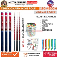 Joran Pancing Tegek Surf Golden Vip 180 210 240 270 300 360 450 Cm Ruas Pendek Ringan Dan lentur Fib