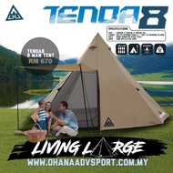 🔥READY STOCK🔥 Glamping Tenda 8, Yurts Tent Outdoor, Indian style for 8 people by OHANA