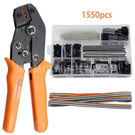 1550pcs Dupont Terminal Connector+Dupont Terminal Block Crimping Pliers Black SN-28B Box Set