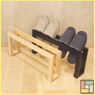 Flip-flop Shoe Rack, Japanese Style Sleeper Sandal Shoe Holder, Minimalist Wooden Rack