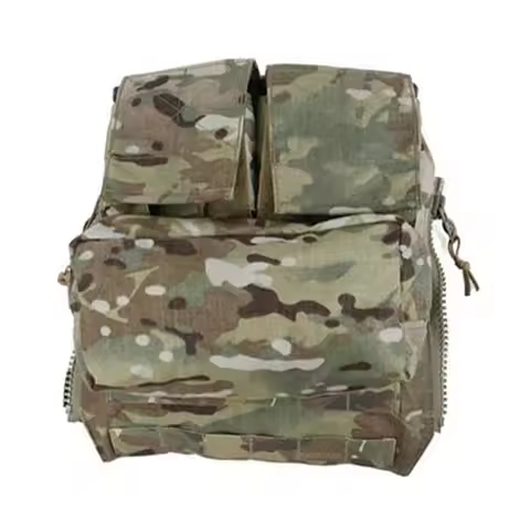 TMC Tactical Vest Zipper Back Pouch Attack Panel Pocket Multicam Compatibility AVS JPC2.0 CPC Tactic