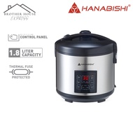 Hanabishi Rice Cooker Low Sugar -1.8 Liter Capacity -Digital Control Panel (HDESUGAR18MFRC)