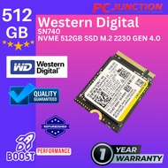 WD SN740 512GB M.2 2230 NVMe PCIe Gen4x4 SSD (SDDPTQD-512G)