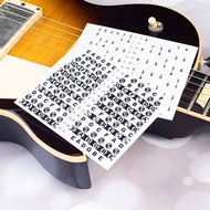 JOYO Guitto Series GFM-01 Guitar Fretboard Note Sticker Guitar Chord Stickers Scales Stickers for Mu