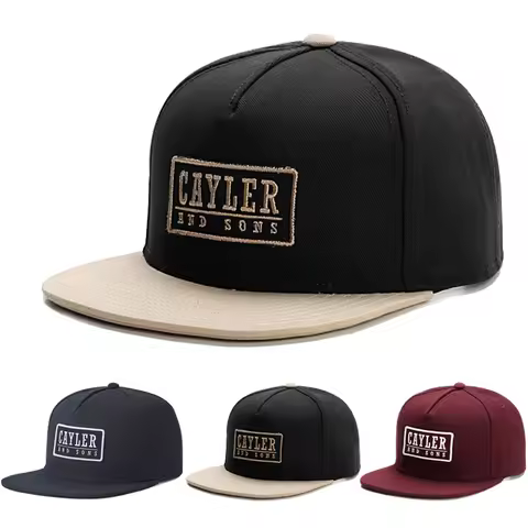Trendy CAYLER AND SONS Baseball Hat Fashionable Classic Hip Hop Hat Outdoor Sunshade Hat Decorative 