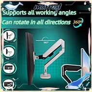 MURRAY Gas Spring Monitor Arm, 17-36 Inch Screens with Grommet Base Monitor Mount,  Durable Adjustab