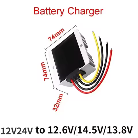 Battery Charger 9V-36V to 14.5V 12.6V 13.8V 4A-15A Constant Current DC DC 12V Lithium Battery Charge