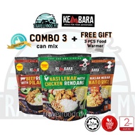 Kembara Meals Pilaf Rice Rendang Daging Tomato Ayam Masak Merah Nasi Lemak Rendang (3pkts x 370g)