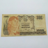 UANG KONO INDONESIA / UANG KUNO 1000 RUPIAH DIPONEGORO TAHUN 1968