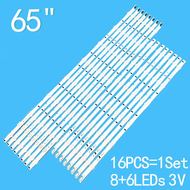 New 16PCS/lot For Samsung 65" LCD TV SAMSUNG 2014SVS65F 3228 R + L BN96-30435A UN65H6300 UN65H6350 HG65ND478RF UE65H6400