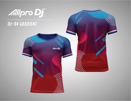 ALLPRO DJ Kaos Sport Kaos Jersey Kaos Pingpong Kaos Tenis Meja Kaos Badminton Kaos Keren Kaos Nyaman DJ 04 Gradient