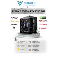VANGUARDIT THE MASSIVE AMD GAMING PC (RYZEN 5 / NVIDIA RTX5050 8GB / 16GB RAM / 500GB SSD)