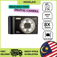 🔥READY STOCK🔥XVISION DIGITAL CAMERA  S-48 48MP 1080P 2.8-inch Zoom IPS Screen 8X Auto Focus Self-Tim