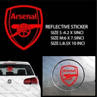 ARSENAL HIGH GRADE CAR STICKER REFLECTIVE