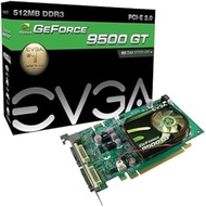 EVGA 512-P3-N956-TR e-GeForce 9500 GT 512 MB DDR3 PCI-E 2.0 Graphics Card