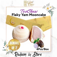 [Gin Thye Digital] (BUNDLE OF 2) TEOCHEW Flaky Yam Paste Mooncake 4Pcs/Box 芋泥月饼 [Redeem in store] Takeaway