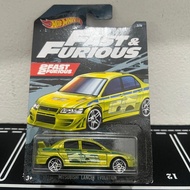 HOT WHEELS FAST FURIOUS MITSUBISHI LANCER EVOLUTION 2 FAST 2 FURIOUS RARE RARE DIECAST HOTWHEELS