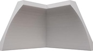 3 1/2"P x 4"H WM291 Americraft Solid Paint Grade Wood TrimPro Crown Moulding Inside Corner, Primed P