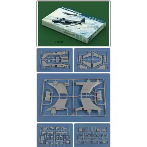 HobbyBoss 81710 1/48 Scale US A6E A-6E TRAM Intruder Attack Plane Aircraft Airplane Craft Plastic As