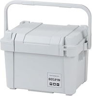 JEJ Astage Storage Box, BOSA+IN (Bowsign), Heavy Duty Box with Seal, 500 Light Gray, Made in Japan, 