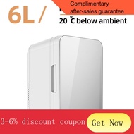 YQ8 6L/20L Portable Refrigerator Compact Multifunction Mini Beauty Cosmetics Refrigerators Drink Cooler Warmer Fridge fo