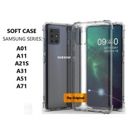 Soft Case Samsung Galaxy A01 / Samsung A11 /  Samsung A21s / Anti Crack A01 / anti crack A11 / anti crack A21s Anti Shock Silikon Casing Samsung / jelly Case HP HBening