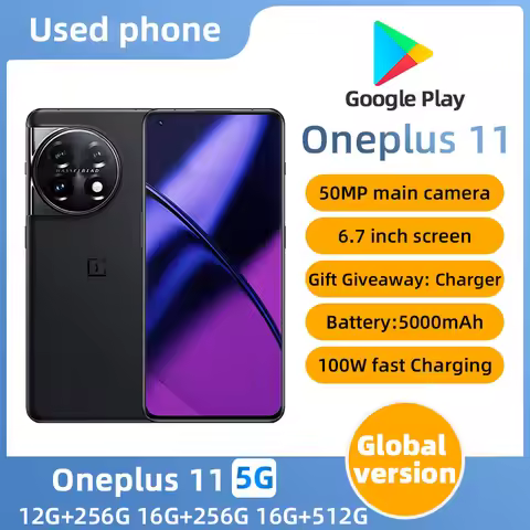 Oneplus 11 5G SmartPhone Battery capacity 5000mAh 50MP Camera In-Screen Fingerprint Recognition orig