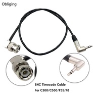 BLING 3 5mm TRS to BNC Timecodes Cable Perfectly Compatible for C300 500F55 Amira ZoomF8 Camera Time
