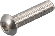POSH FAITH 900840-2B Stainless Steel Button Cap Bolts, M8x40mm, Pack of 2