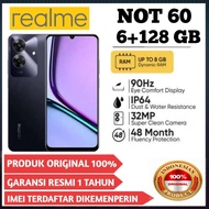 Realme Not 60 ram 6+128 GB unisog T612 garansi resmi Realme 1 tahun