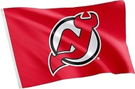 New Jersey Devils Team NHL National Hockey League 100% Polyester Indoor Outdoor 3 feet x 5 feet Flag